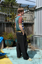 Load image into Gallery viewer, henrik Vibskov - Mix Polo M - Teal Mix - side
