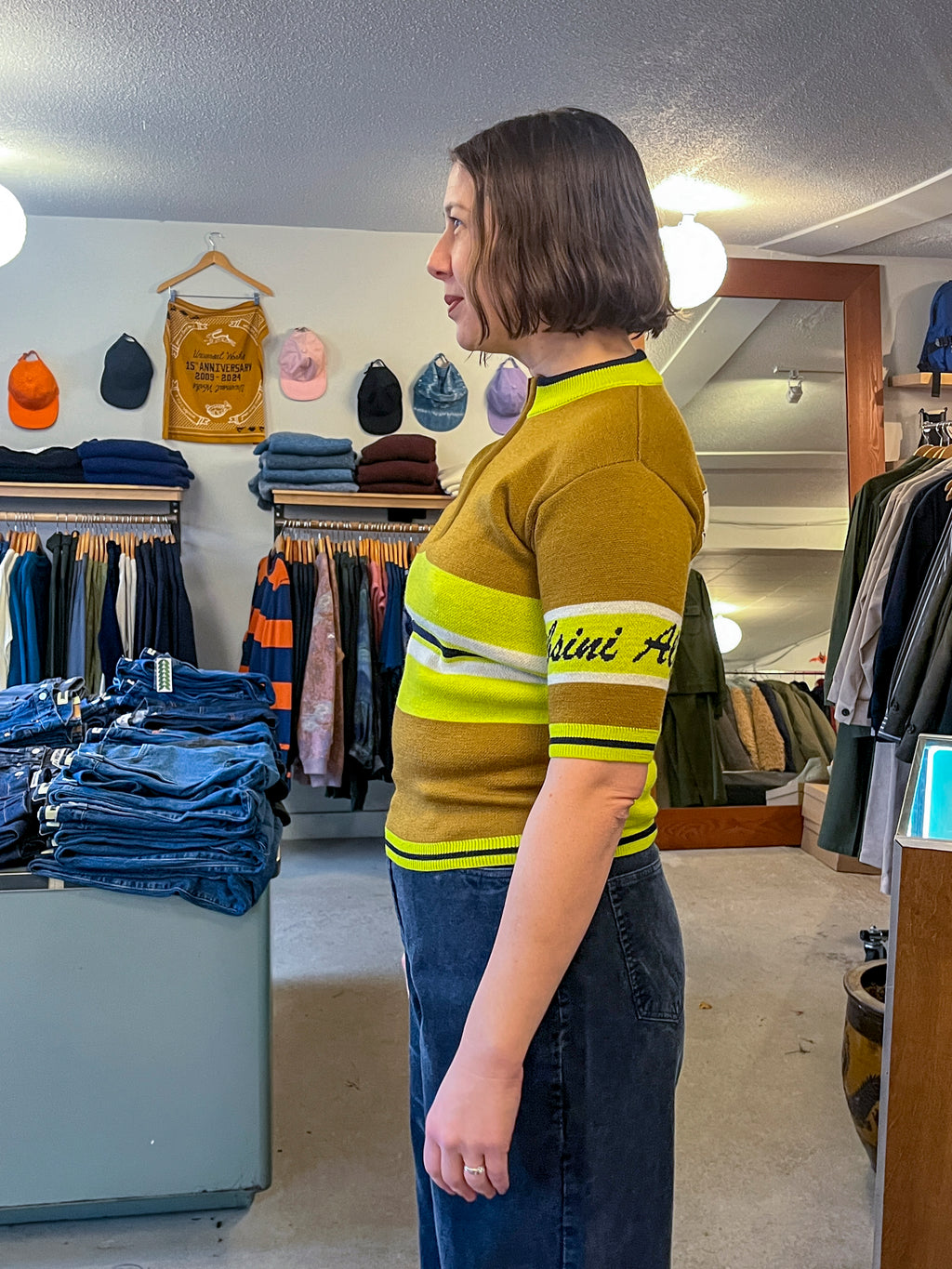 Henrik Vibskov - Race Jersey Short Sleeve - Camel Alpini - side