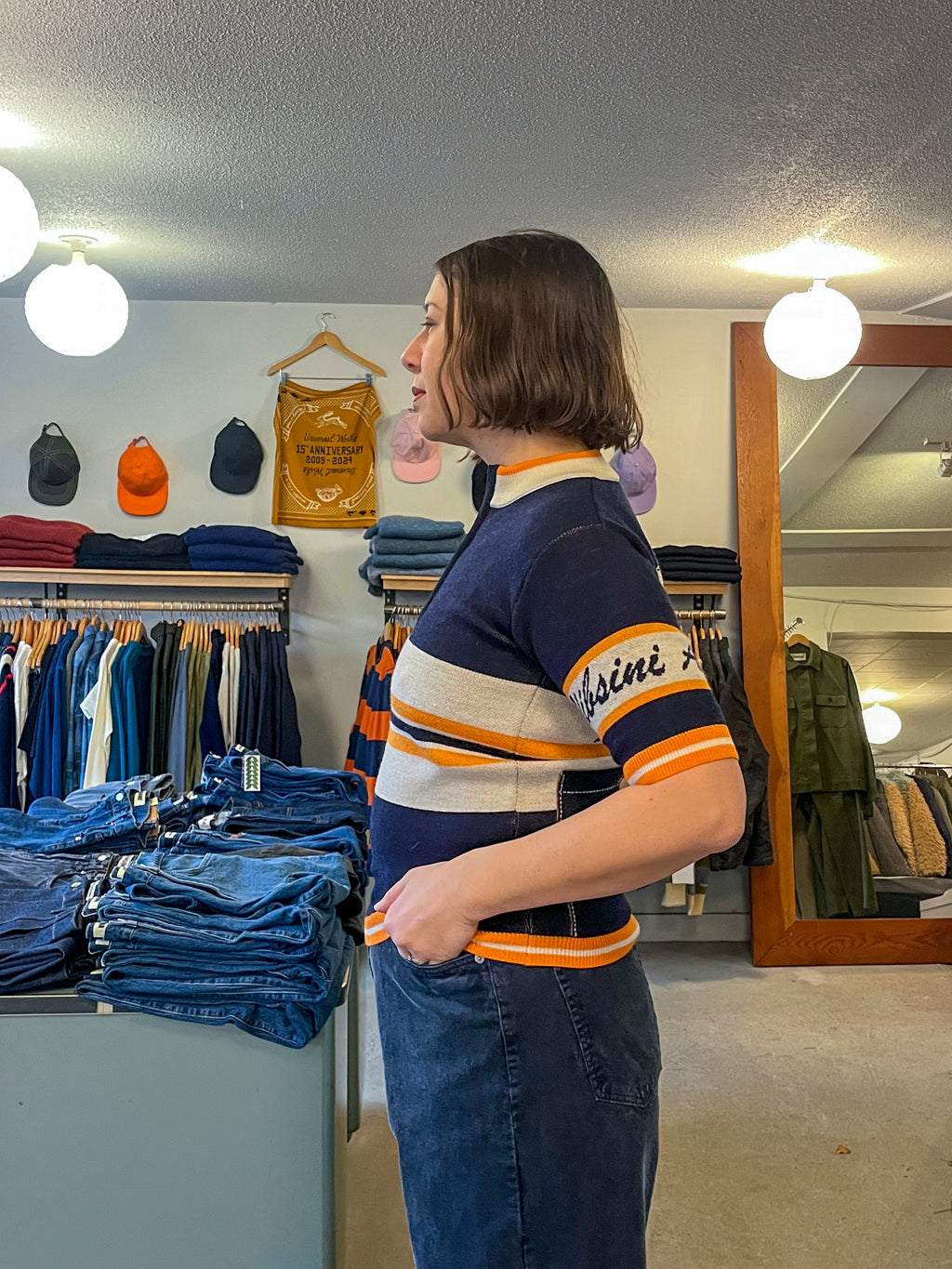 Henrik Vibskov - Race Jersey Short Sleeve - Navy Alpini - side