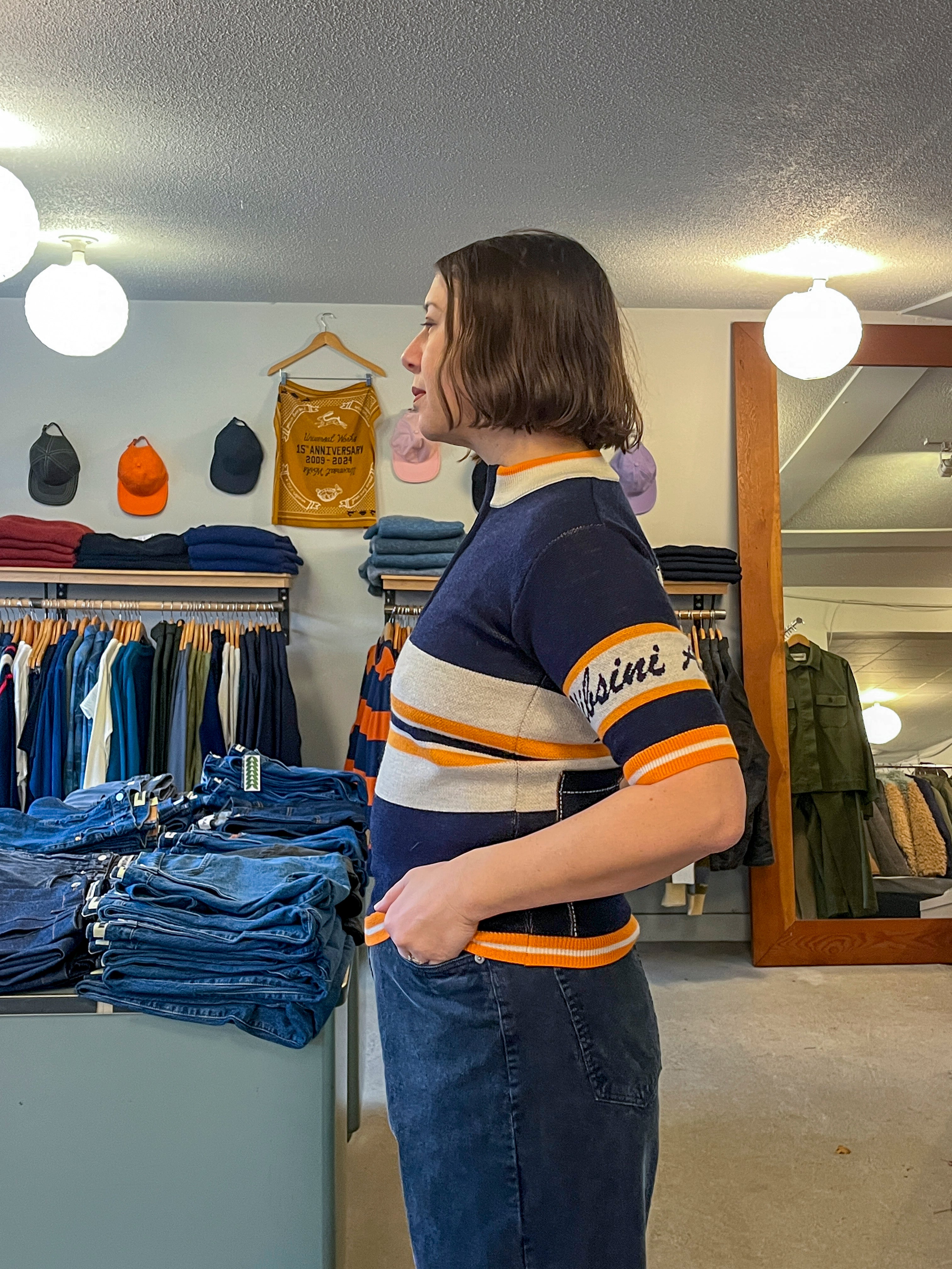 Henrik Vibskov - Race Jersey Short Sleeve - Navy Alpini - side