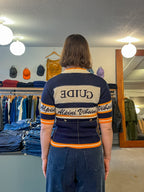 Henrik Vibskov - Race Jersey Short Sleeve - Navy Alpini - back