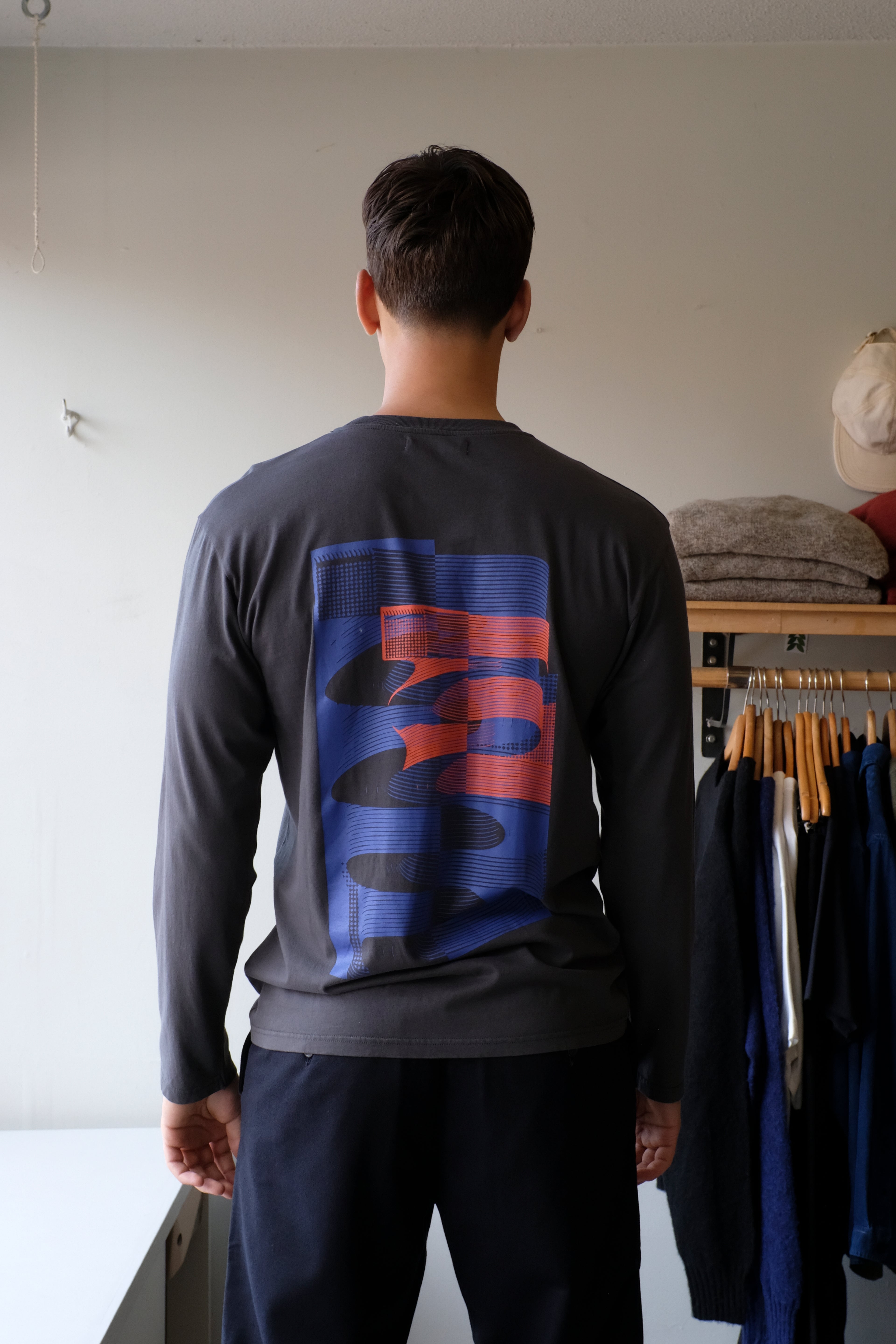 Slopes Longsleeve Tee - Dark Shadow