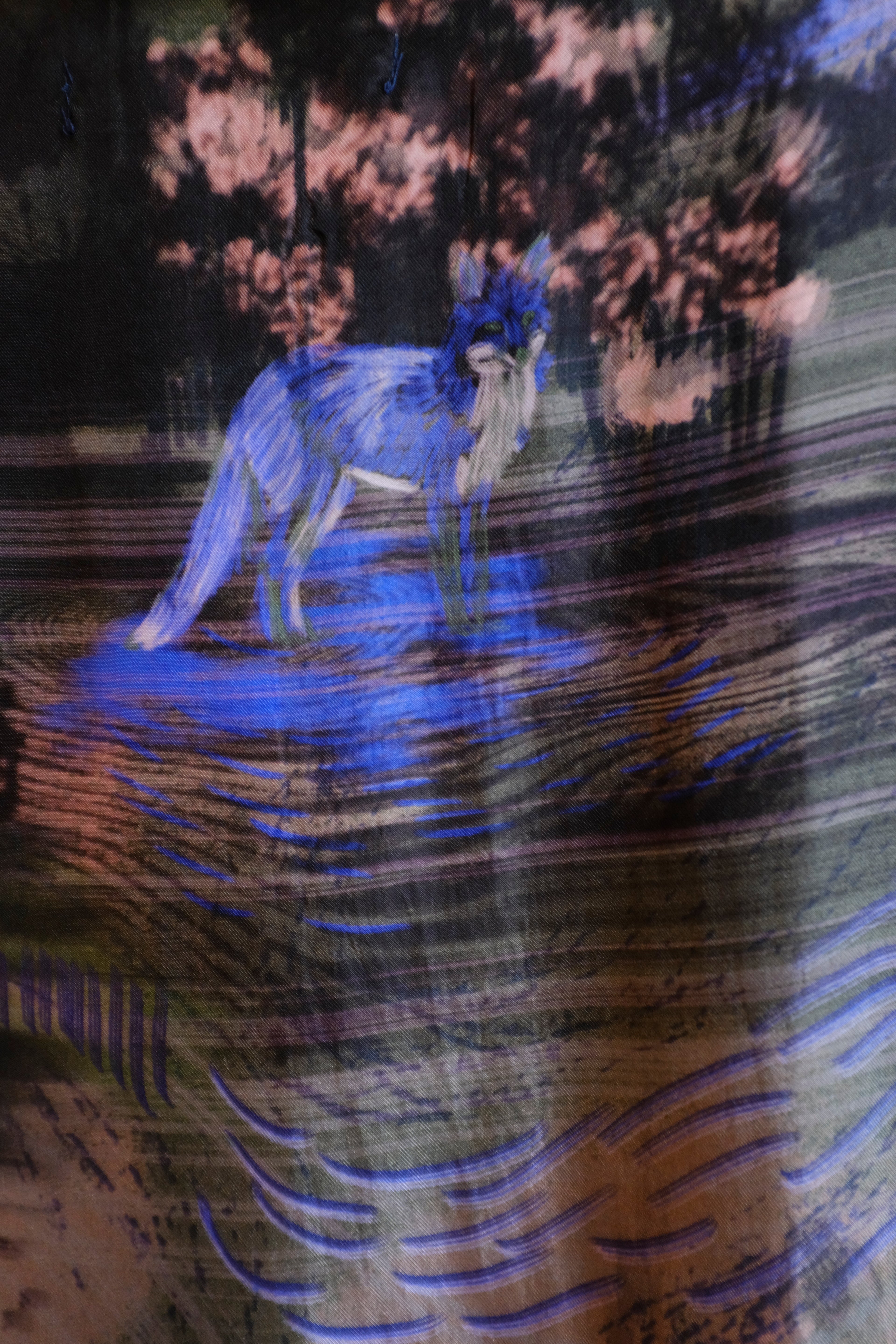 Henrik Vibskov - Square Dress - Foxes - flat detail 1