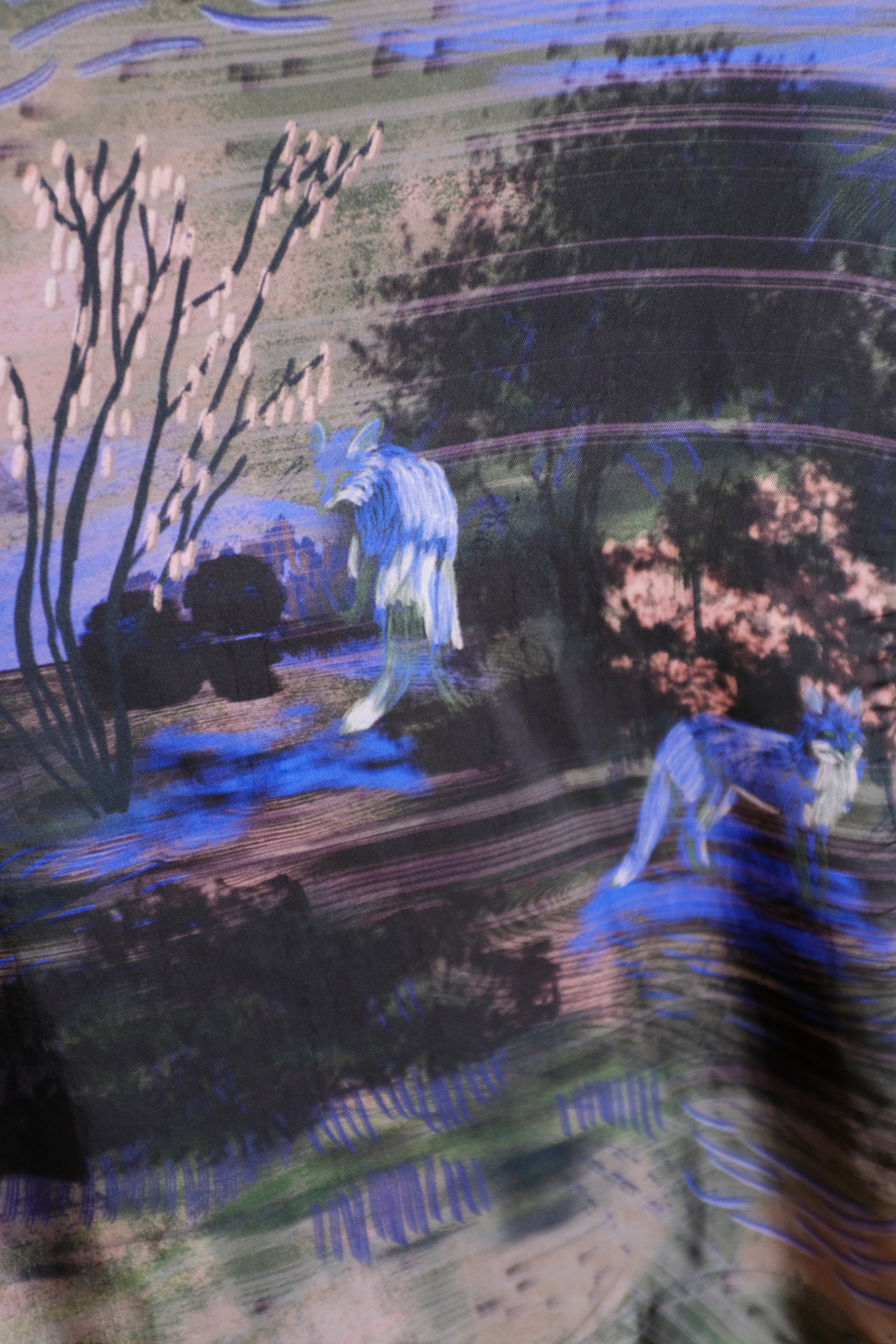 Henrik Vibskov - Square Dress - Foxes - flat detail 2