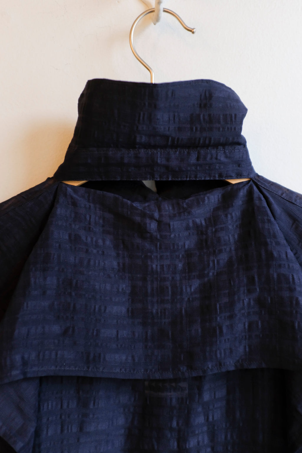 Henrik Vibskov - Square Shirt - Navy - flat wait a minute....