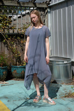 Load image into Gallery viewer, Henrik Vibskov - Thumb Plissé Blouse - Stone Blue - front
