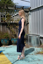 Load image into Gallery viewer, henrik Vibskov - Tie Dress - Midnight Blue - side
