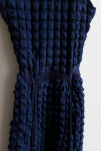 Load image into Gallery viewer, henrik Vibskov - Tie Dress - Midnight Blue - flat detail
