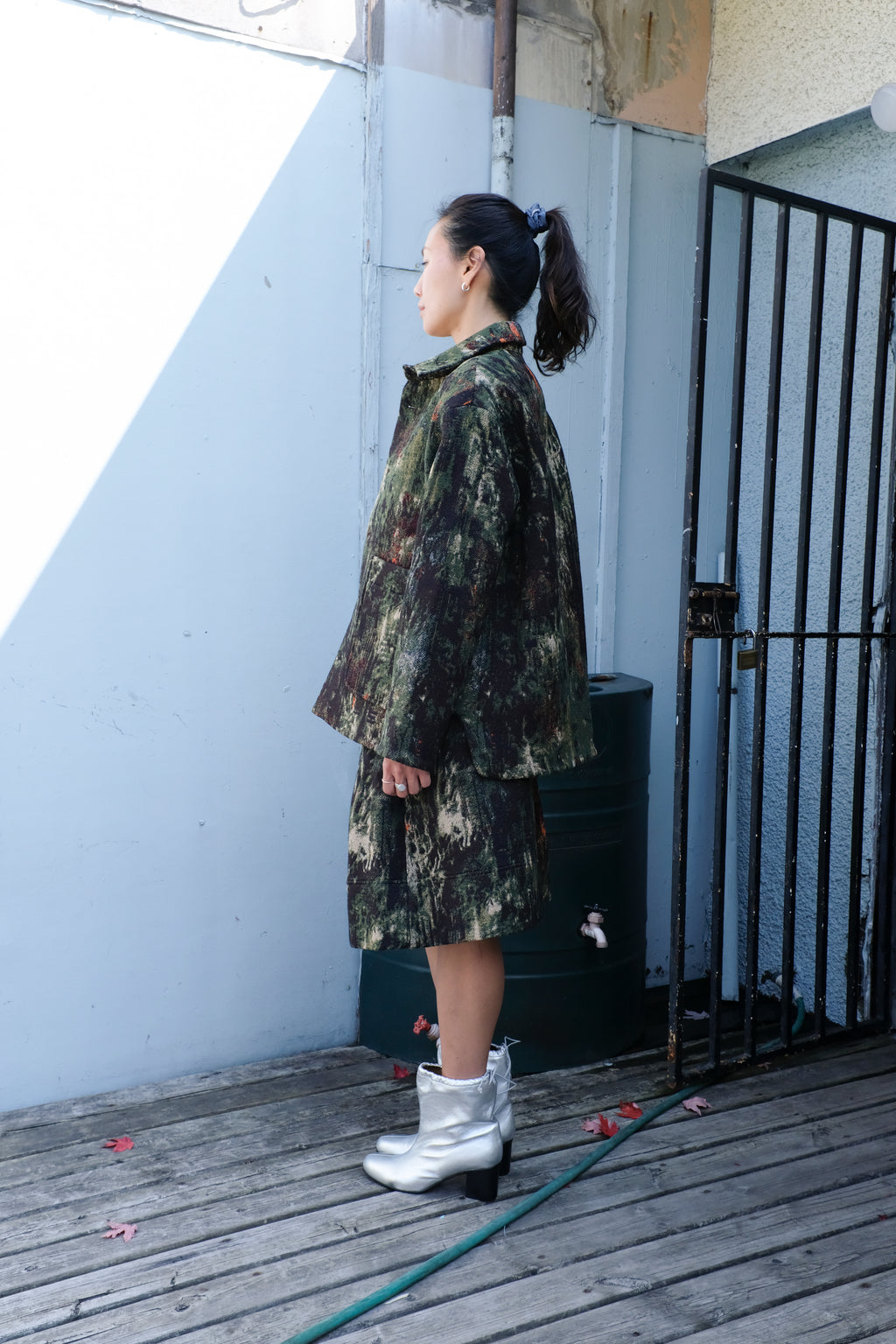Henrik Vibskov - Wheel Jacket - Carry Skirt - Gobelin Swamp - side