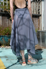 Load image into Gallery viewer, Henrik Vibskov - Wrist Plissé Skirt - Stone Blue - back
