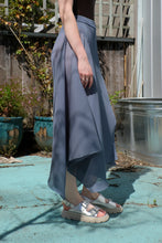Load image into Gallery viewer, Henrik Vibskov - Wrist Plissé Skirt - Stone Blue - side
