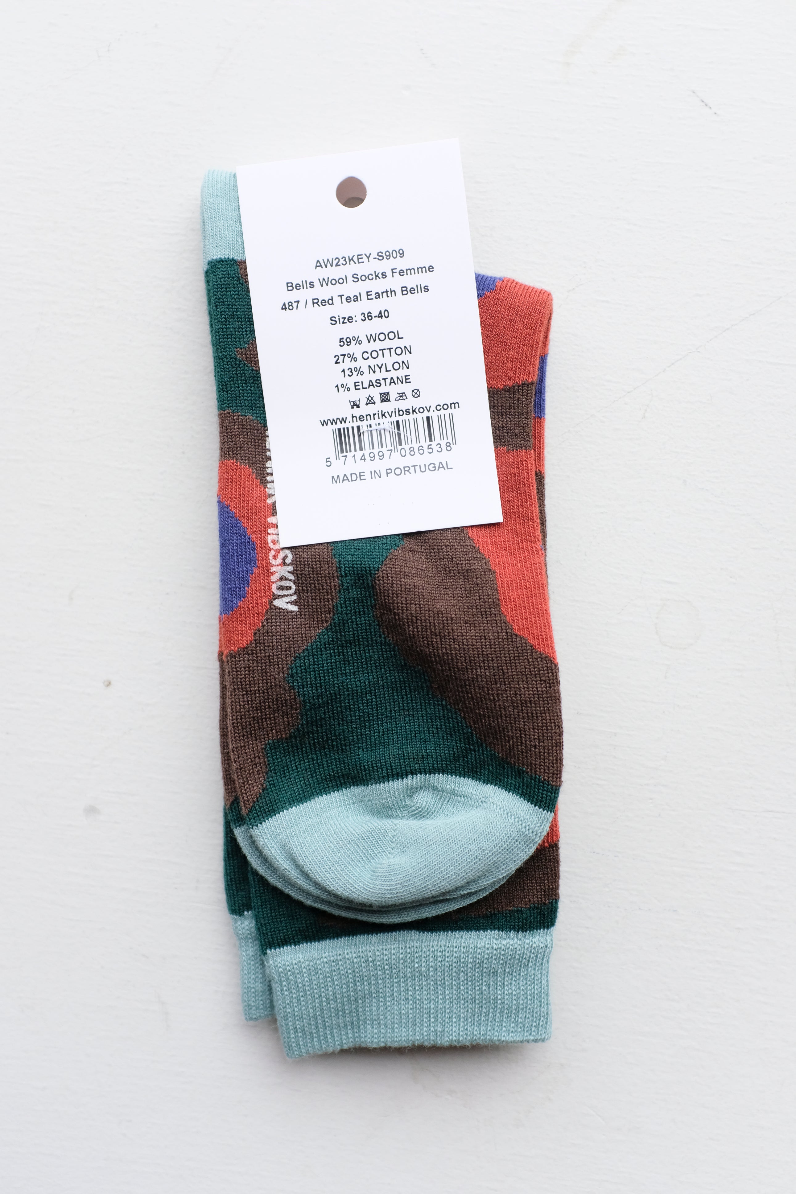 Henrik Vibskov - Bells Wool Socks (36-40) - back