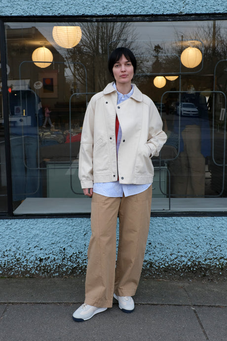 YMC - Peggy Trousers - Sand - front