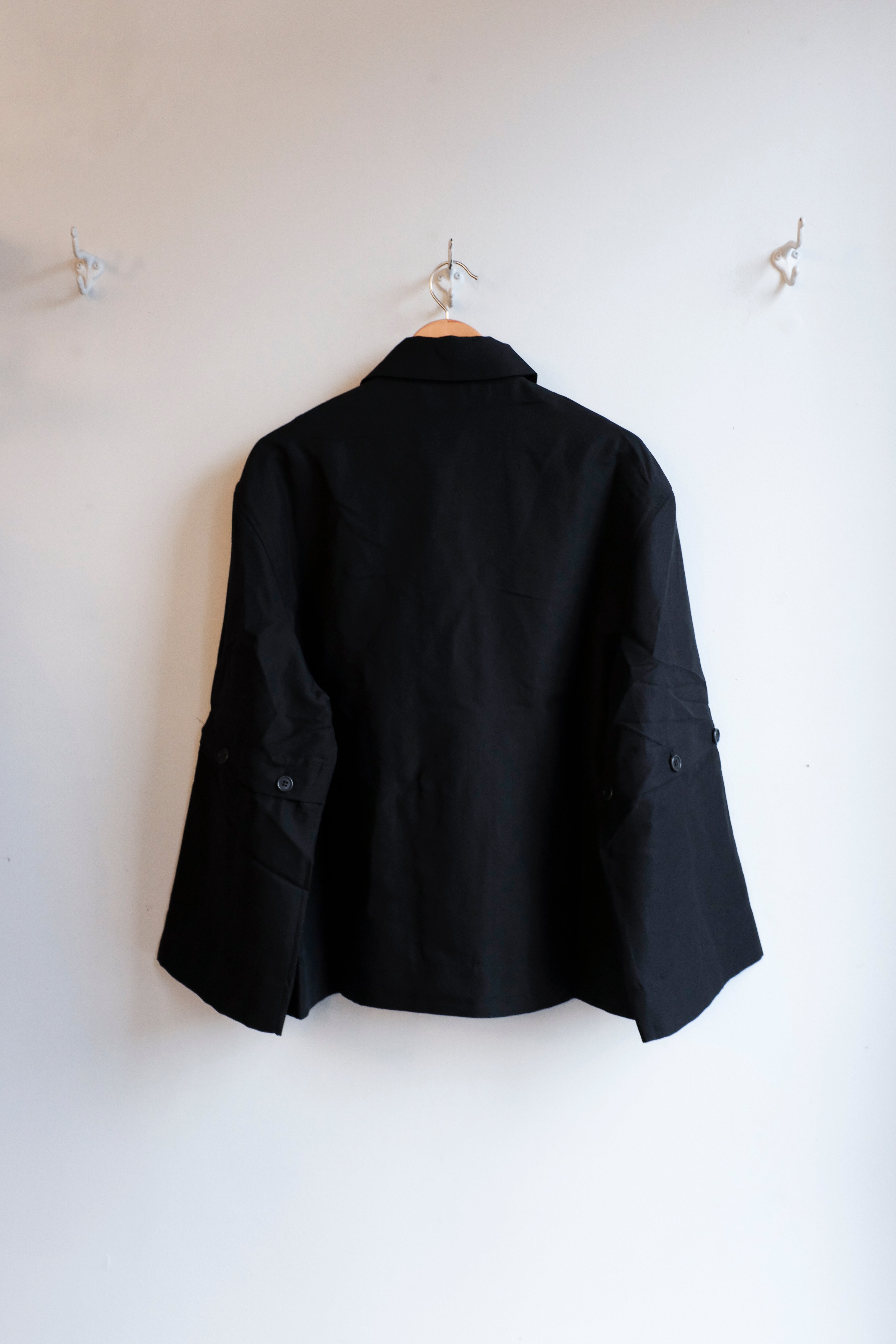 Henrik Vibskov - Button Jacket - Black - flat back