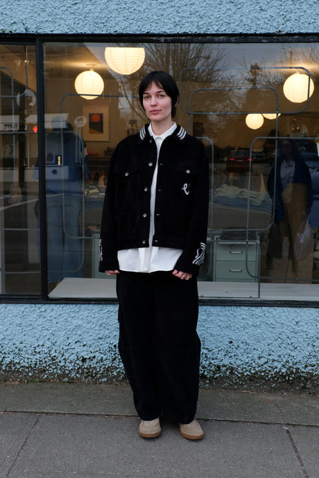 Henrik Vibskov - Cosmos Corduroy Jacket - Black - front