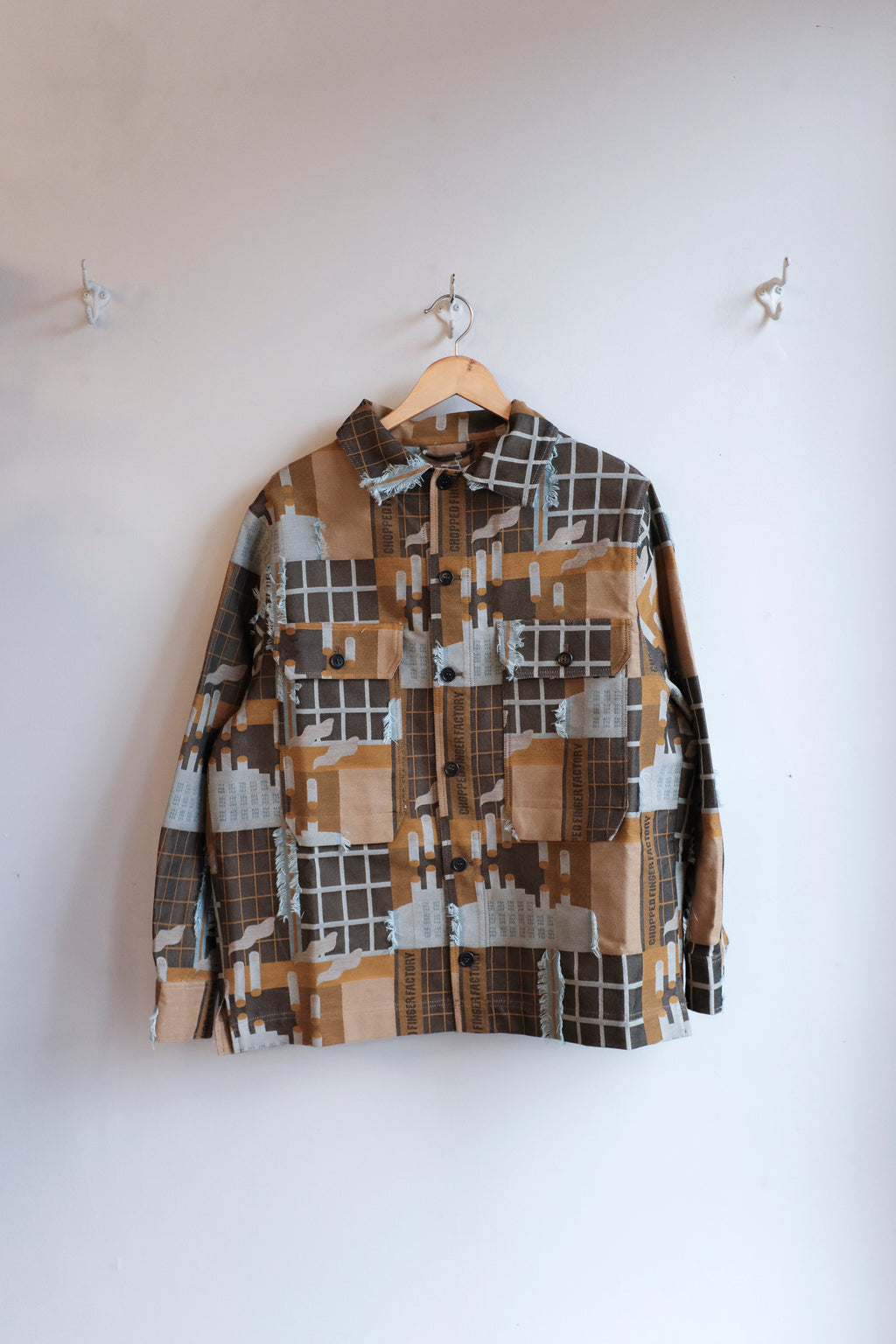 Henrik Vibskov - Field Shirt - Spice Finger Factory - flat front