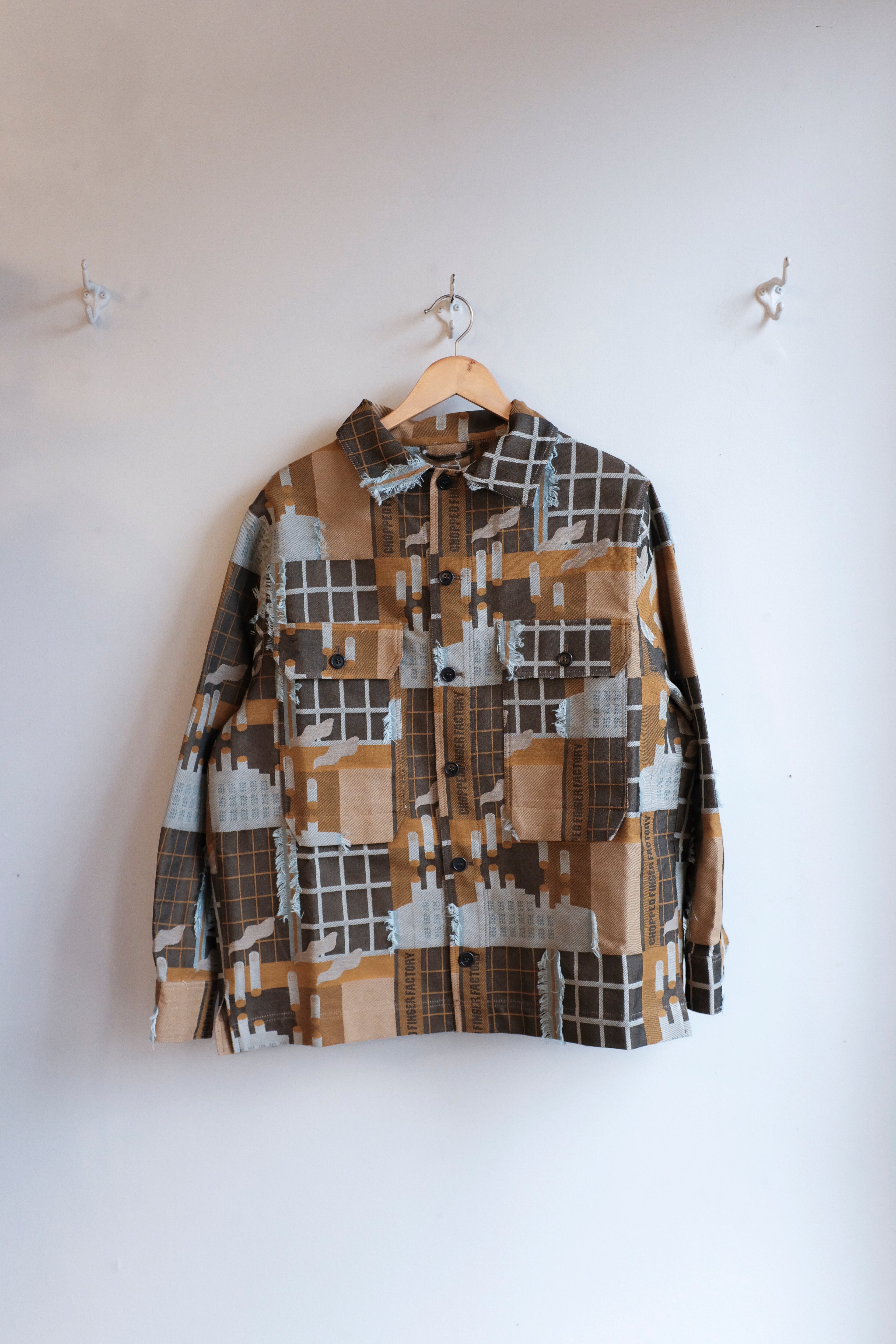 Henrik Vibskov - Field Shirt - Spice Finger Factory - flat front