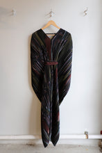 Load image into Gallery viewer, henrik vibskov - Knight Plissé Kaftan - Dark Tetris Drips - flat front
