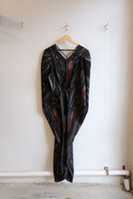 Load image into Gallery viewer, henrik vibskov - Knight Plissé Kaftan - Dark Tetris Drips - flat back
