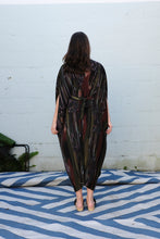 Load image into Gallery viewer, henrik vibskov - Knight Plissé Kaftan - Dark Tetris Drips - back
