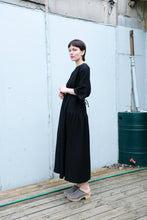 Load image into Gallery viewer, Henrik Vibskov - Mismatch Jersey Dress - Black - side
