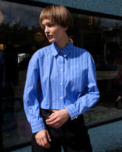 Load image into Gallery viewer, No 6 - Ava Top - Blue/White Stripes - front
