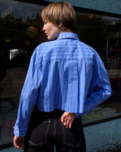 Load image into Gallery viewer, No 6 - Ava Top - Blue/White Stripes - back
