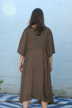 Load image into Gallery viewer, henrik vibskov - Pump Dress - Beige Black Checks - back
