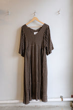 Load image into Gallery viewer, henrik vibskov - Pump Dress - Beige Black Checks - flat front
