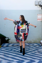 Load image into Gallery viewer, henrik vibskov - Renew Silk Dress - Playground Collage - weeee 
