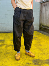 Load image into Gallery viewer, Henrik Vibskov Resting Pants - Caviar - front
