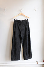 Load image into Gallery viewer, henrik vibskov - Shade Suiting Pants - Black Shadow Lines - flat front
