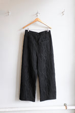 Load image into Gallery viewer, henrik vibskov - Shade Suiting Pants - Black Shadow Lines - flat back
