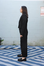 Load image into Gallery viewer, henrik vibskov - Shade Suiting Pants - Black Shadow Lines - side
