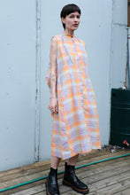 Load image into Gallery viewer, Henrik Vibskov - Spam Dress - Multi Checks - arms out
