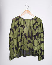 Load image into Gallery viewer, Henrik Vibskov - Tomato Blouse - Black Green Tomato - flat front
