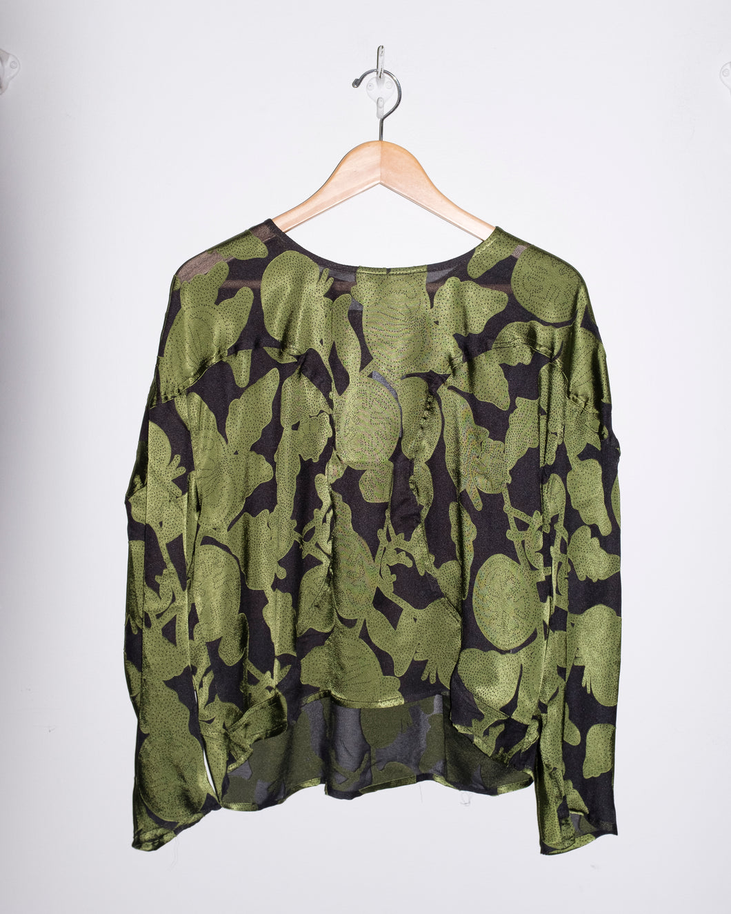 Henrik Vibskov - Tomato Blouse - Black Green Tomato - flat front