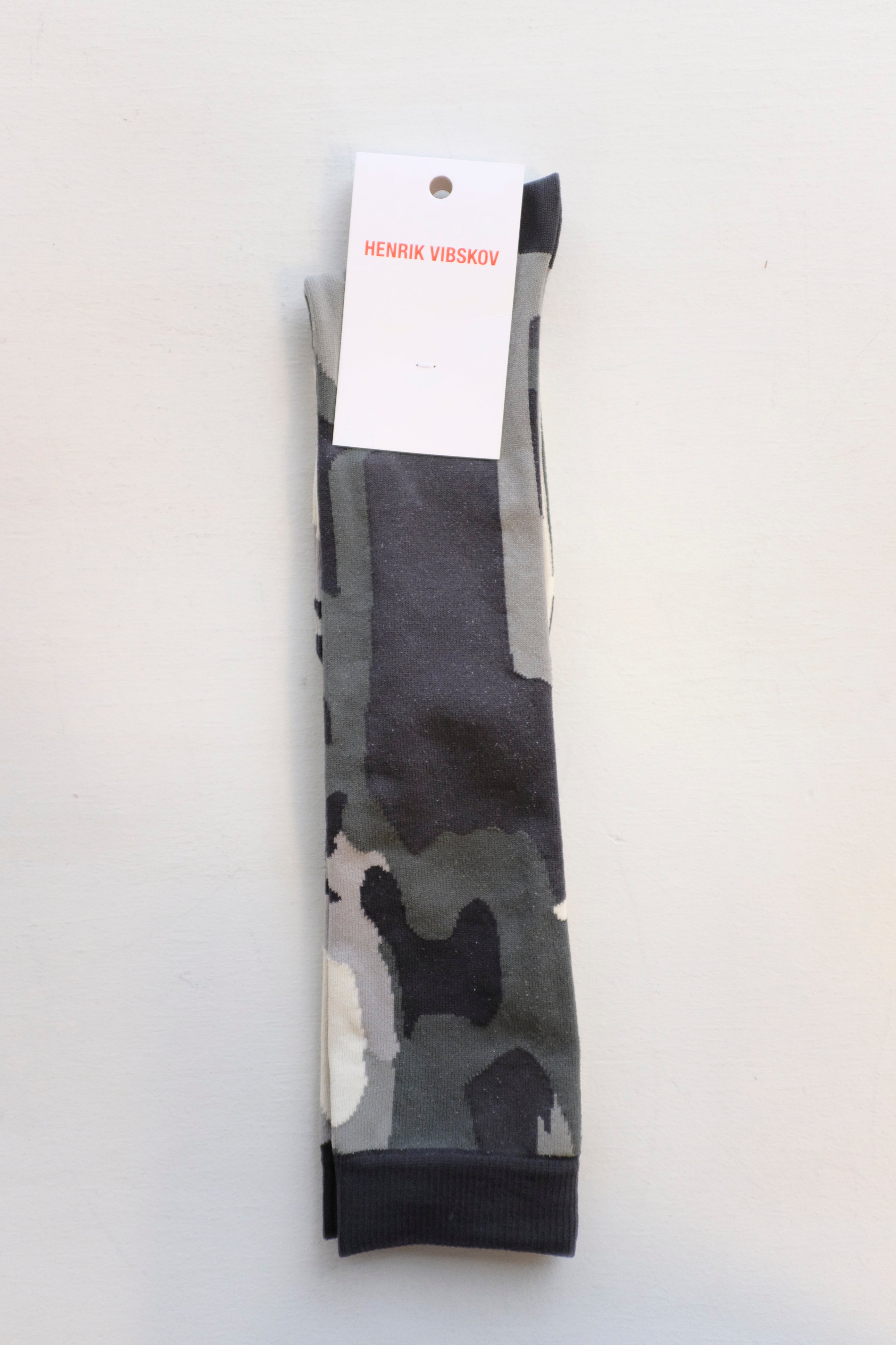 Henrik Vibskov - Void Transparent Femme Socks - black white transparent front