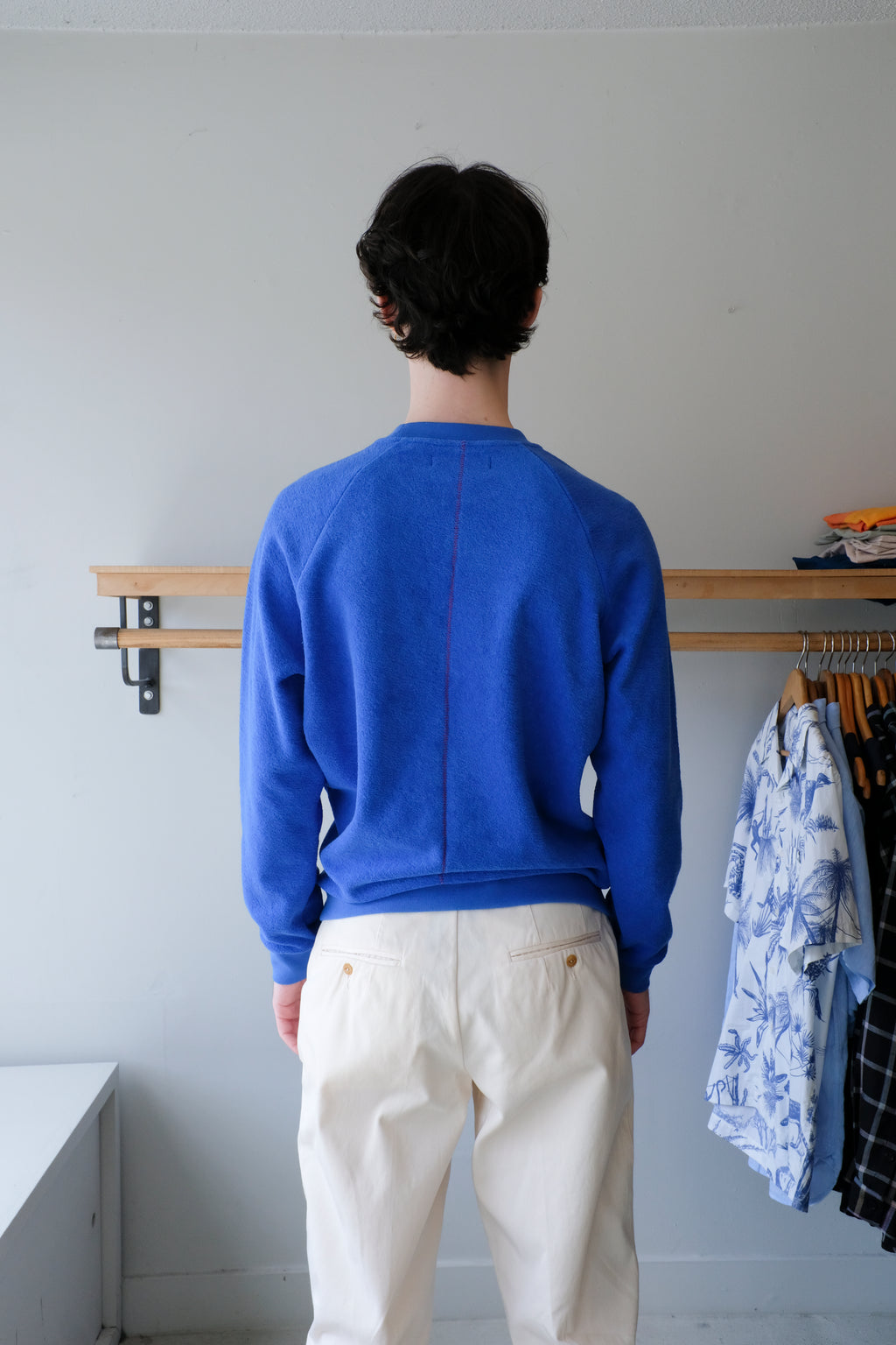 Aquae Sponge Sweatshirt - Cobalt Blue