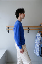 Aquae Sponge Sweatshirt - Cobalt Blue