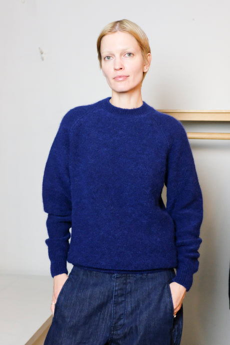 Homecore - Baby Brett Sweater - Dark Blue - front