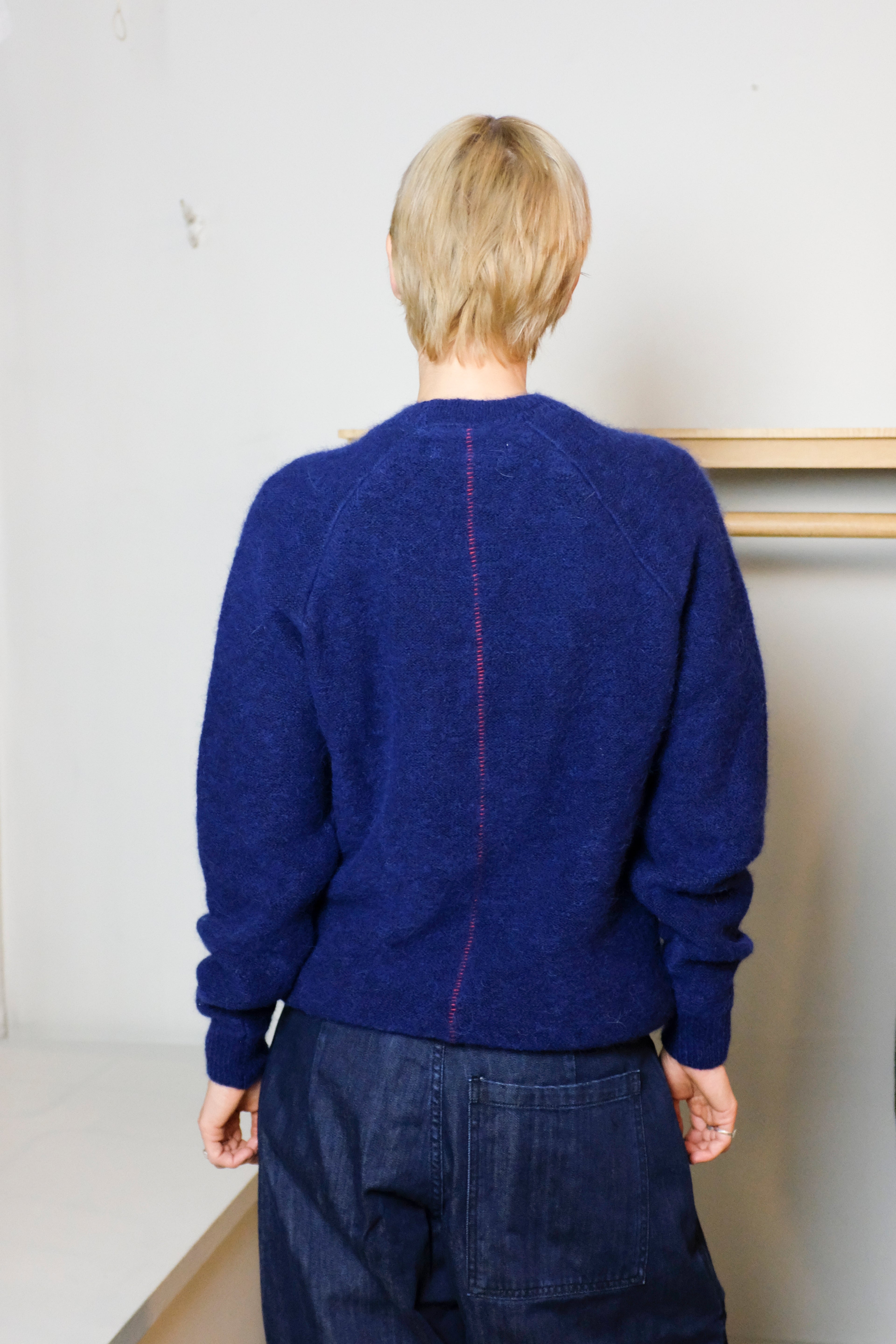 Homecore - Baby Brett Sweater - Dark Blue - back