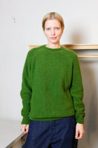 Homecore - Baby Brett Sweater - Lush Green - front