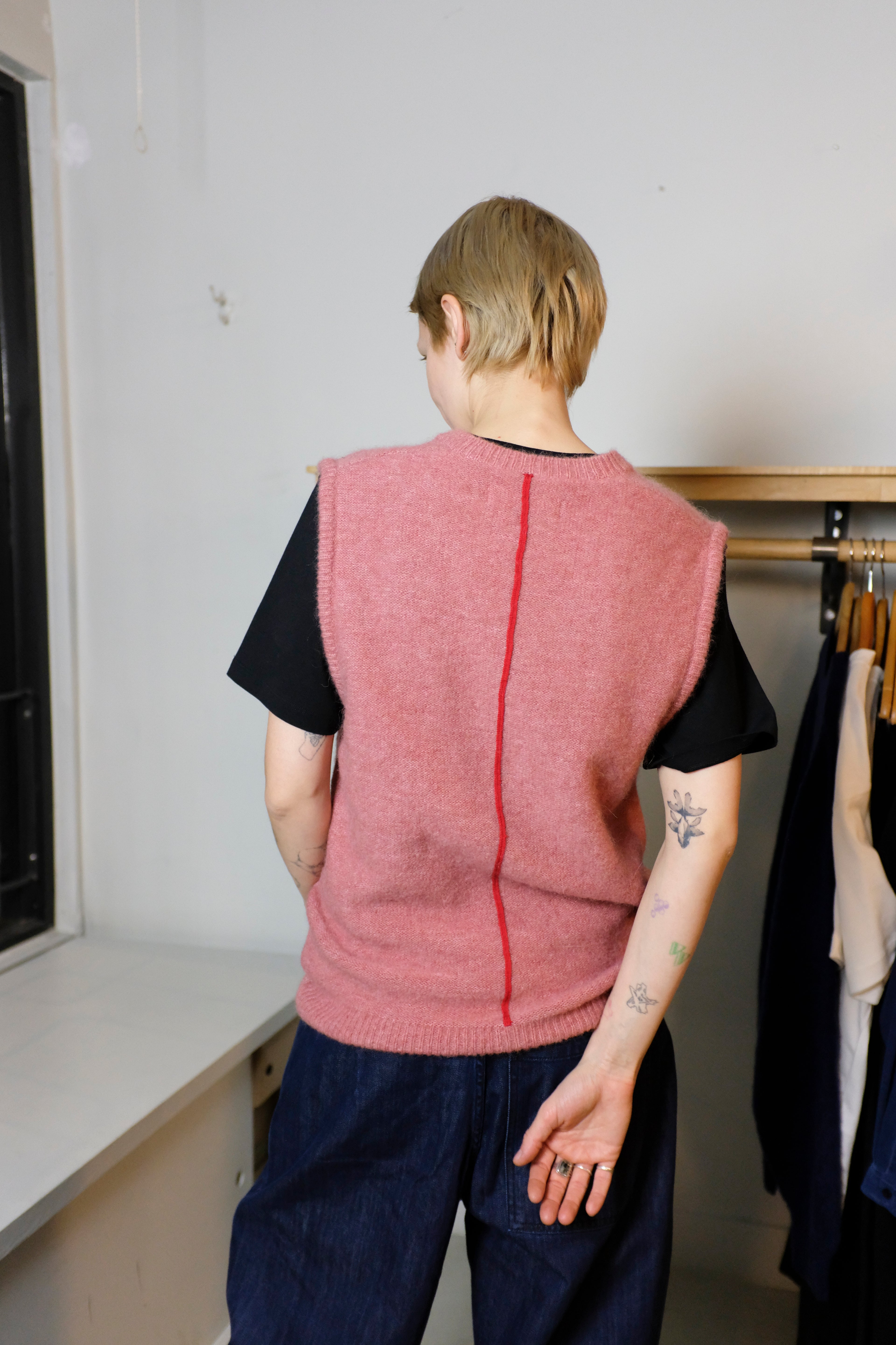 Homecore - Baby Firas Vest - Cosmo Pink - back