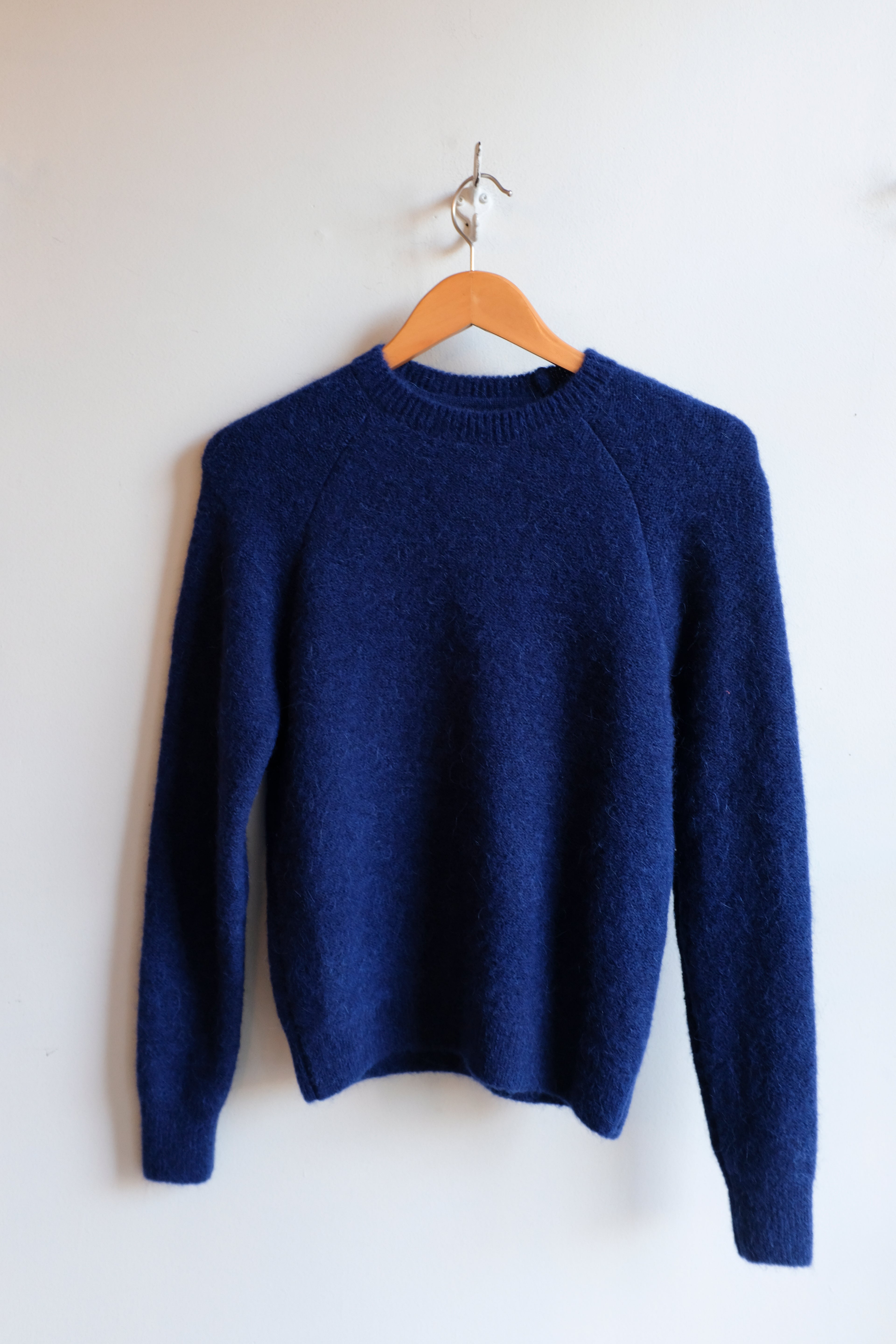 Homecore - Baby Lila Sweater - Dark Blue - flat front
