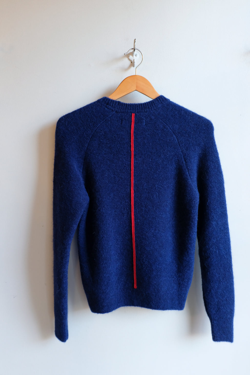 Homecore - Baby Lila Sweater - Dark Blue - flat back