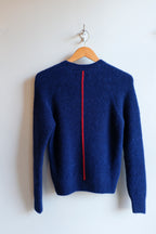 Homecore - Baby Lila Sweater - Dark Blue - flat back