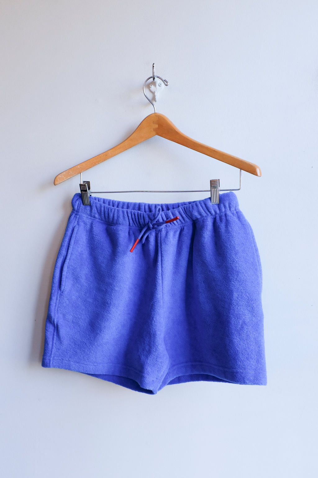 B-sides - Calypso Plush Shorts - Cobalt Blue - Front