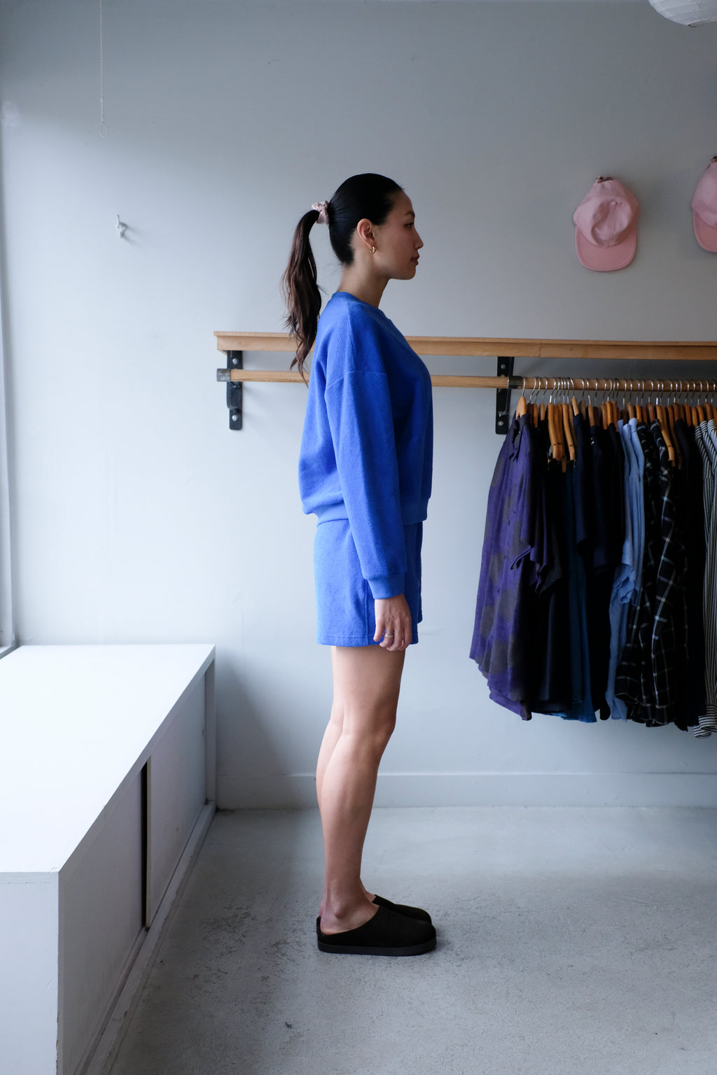 Calypso Plush Shorts - Cobalt Blue