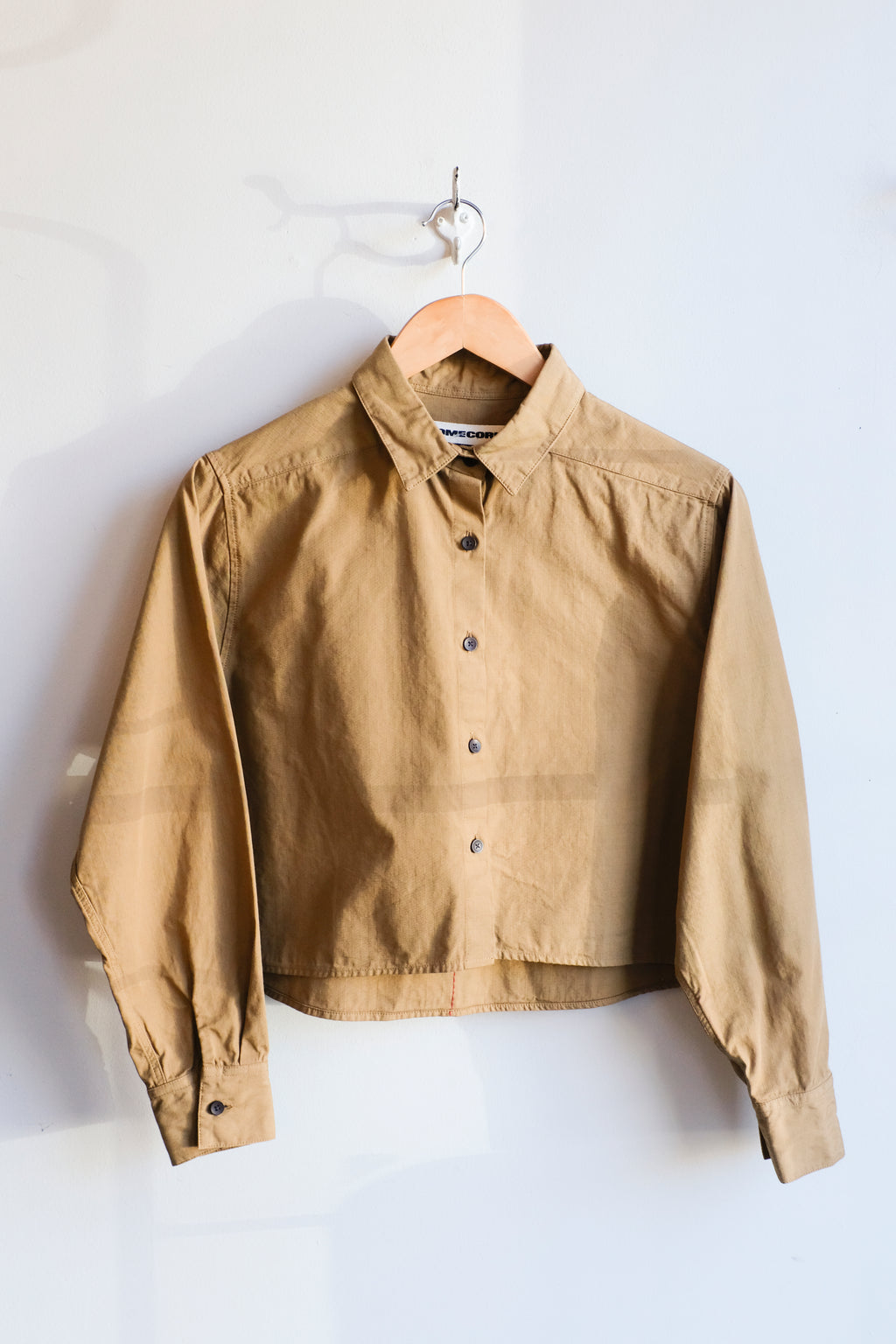  Homecore - Celine Ripstop Shirt - Desert Beige - Front
